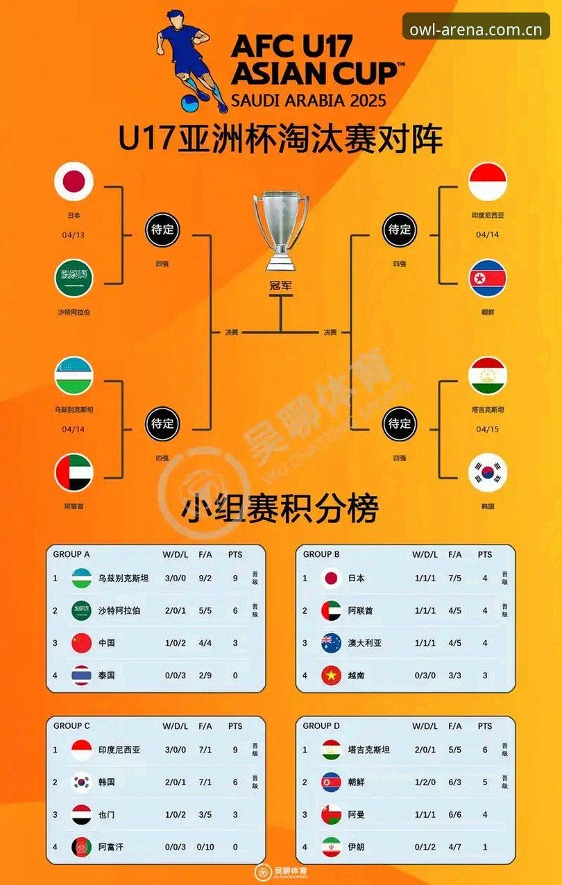 OWL体育正版平台 U17世界杯分组抽签结果揭晓 中国男女足均遇强敌 猫头鹰体育平台深度解析赛事看点